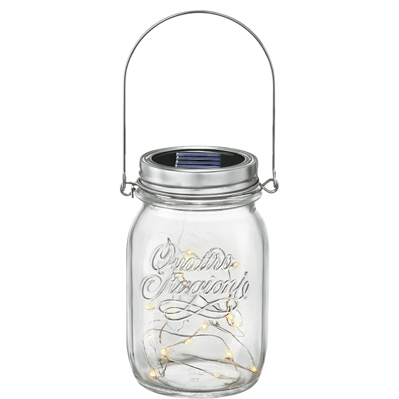 50 cl - Quattro Stagioni Genietti Vasetto Con Tappo Eco Luce