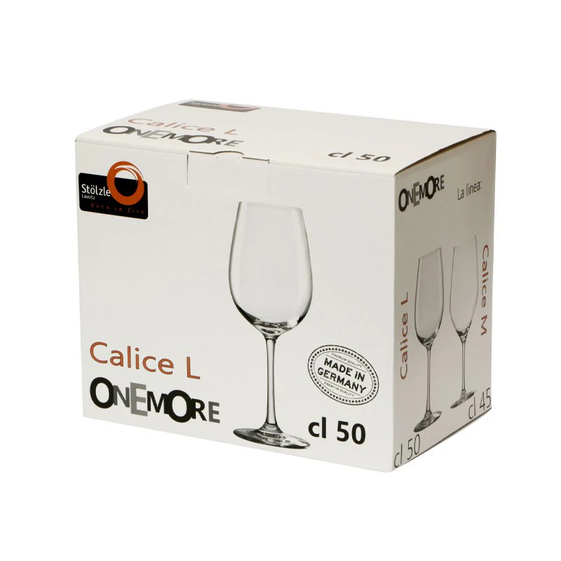 50 cl - Onemore Calice Multiuso in Vetro - Set 6 Pezzi - Image 2