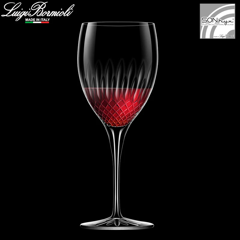 52 cl - Diamante Calice Vino Rosso in Vetro - Set 4 Pezzi - Image 2