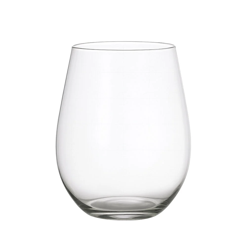 53 cl - Plume Bicchiere Whisky DOF In Vetro Set 2 Pz