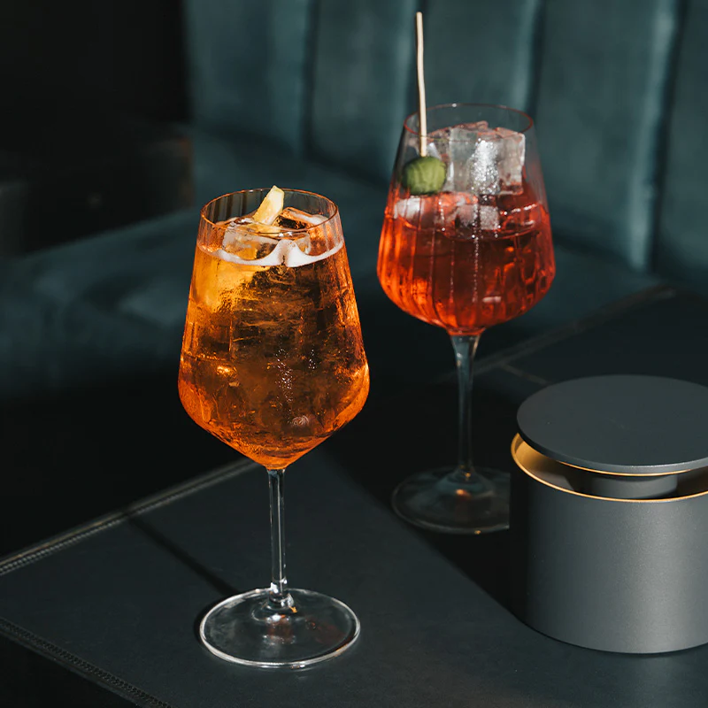 53 cl - Harmony Lines Calice Vino Rosso Effetto Rilievo Vetro Set 6 Pz - Image 4