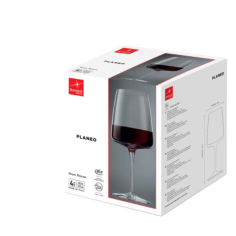 54 cl - Planeo Calice Vino Gran Rosso - Set 4 Pz - Image 3
