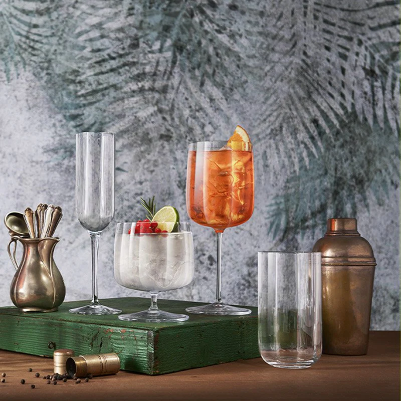 55 cl - Jazz Calice Cocktail in Vetro - Set 4 Pezzi - Image 2