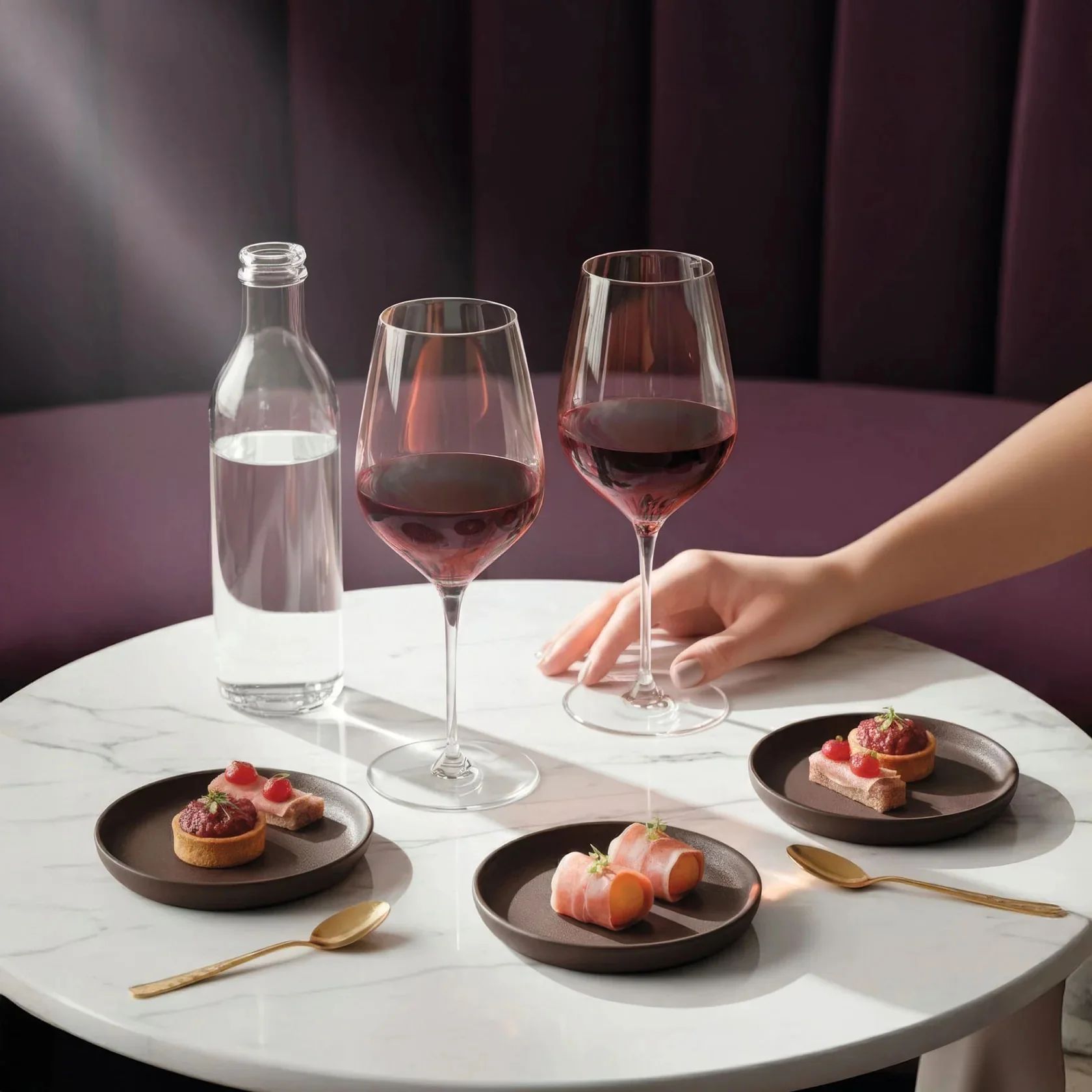 55 cl - Mylla Calice Vino Rosso In Vetro - Set 6 Pz - Image 2