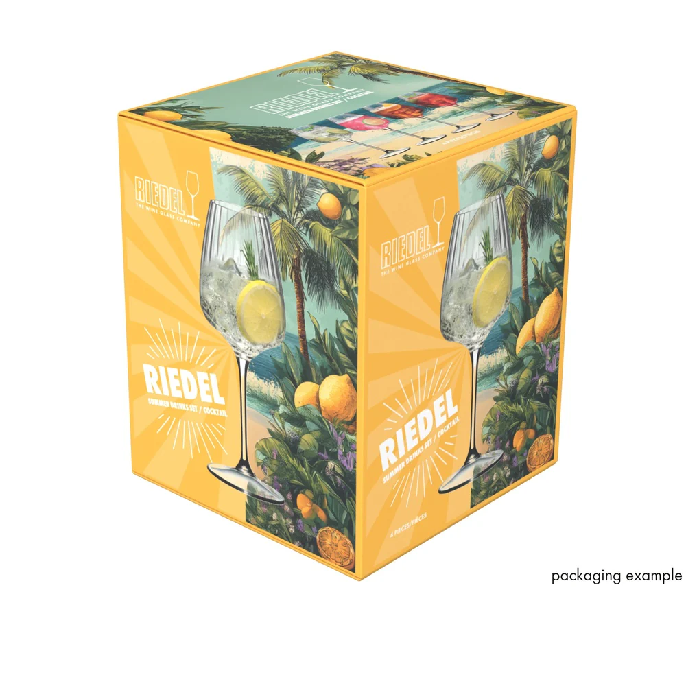 55 cl - Summer Drinks Calice Cocktail In Vetro Set 4 Pz - Image 2