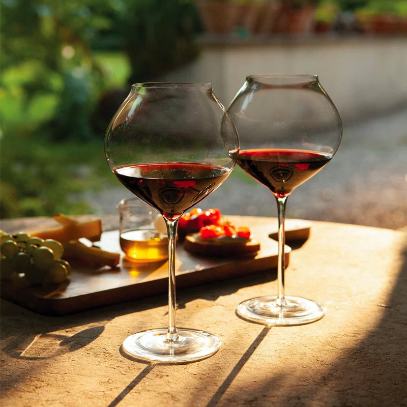 55 cl - Ultralight Calice Vino Rosso in Vetro Fatto a Mano - Set 2 Pezzi - Image 2