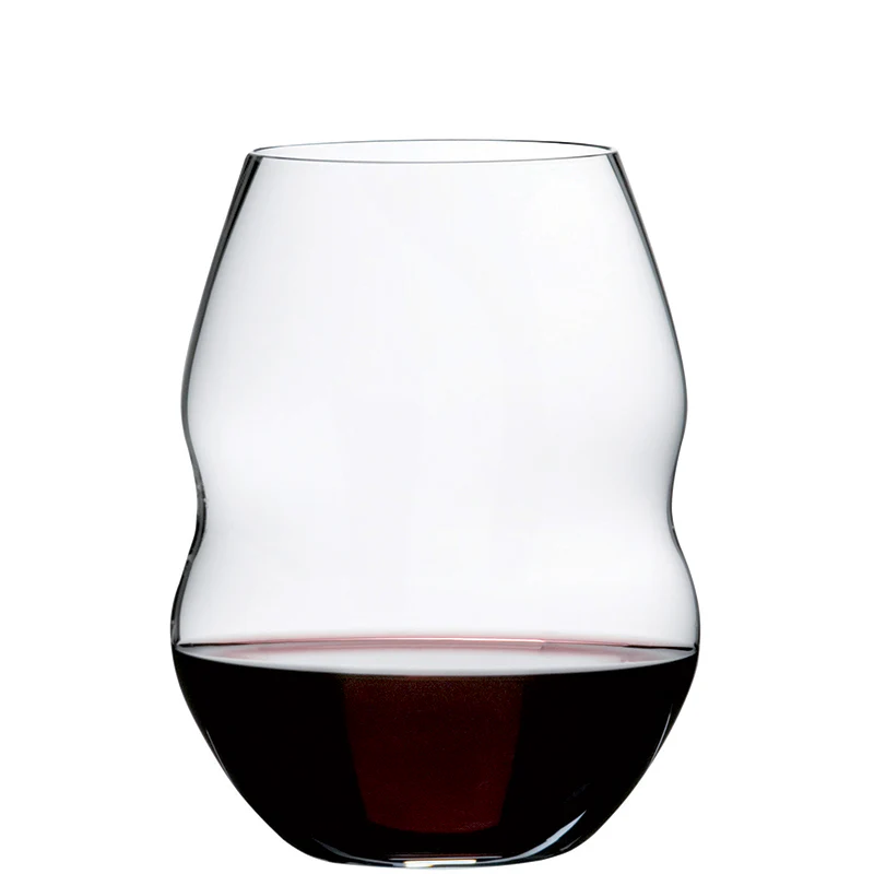 58 cl - Swirl Bicchiere Vino Rosso in Vetro - Set 2 Pezzi