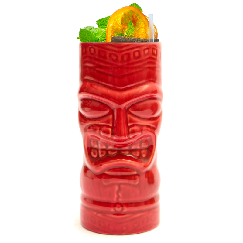 59.1 cl - Tiki Bicchiere Bibita In Ceramica