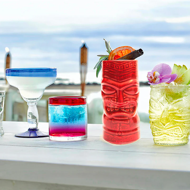 59.1 cl - Tiki Bicchiere Bibita In Ceramica - Image 2