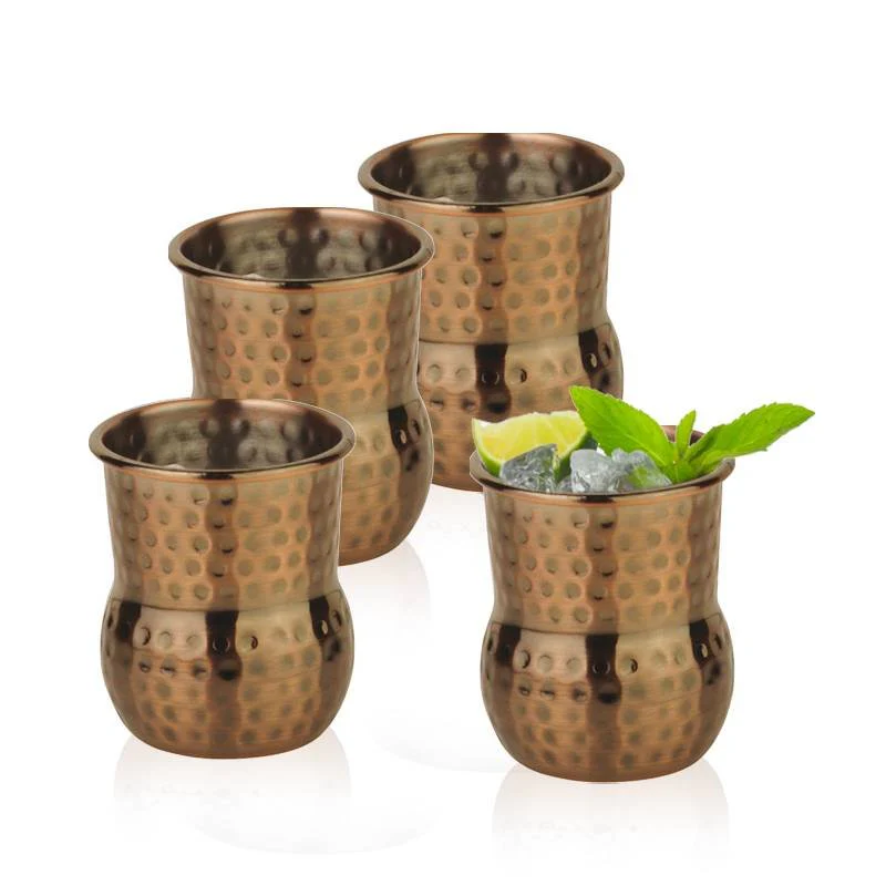 6 cl - Mug Julep Bicchiere Cocktail In Acciaio Inox Set 4 Pz - Image 4