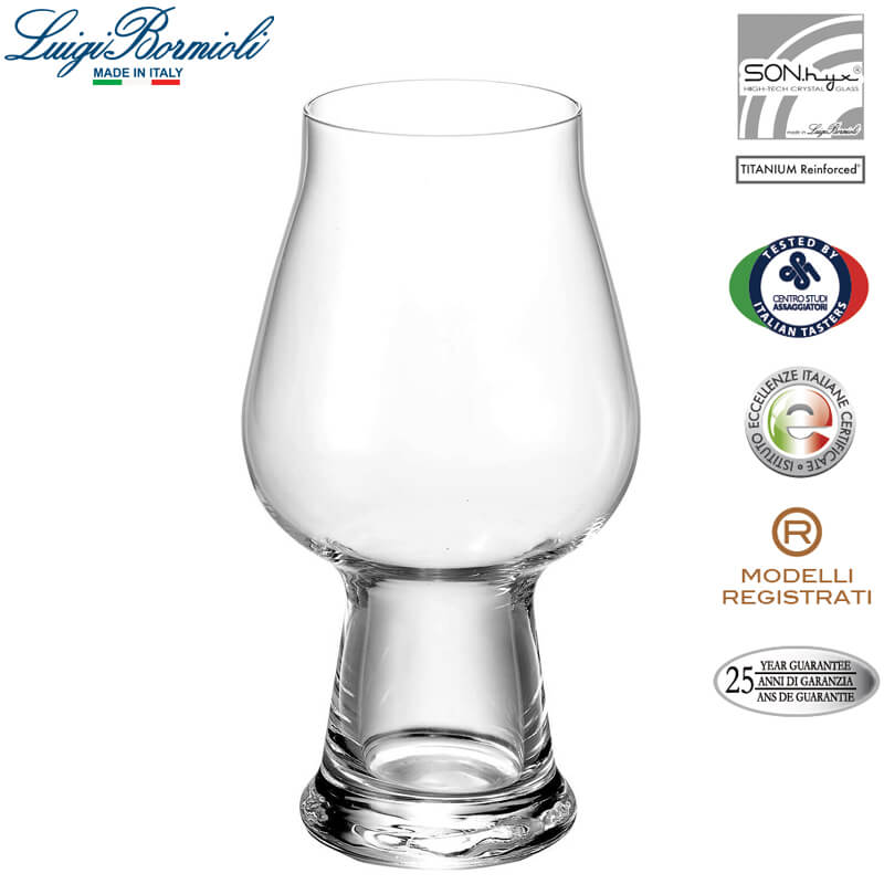 60 cl - Birrateque Stout Bicchiere Birra in Vetro - Set 6 Pezzi - Image 4