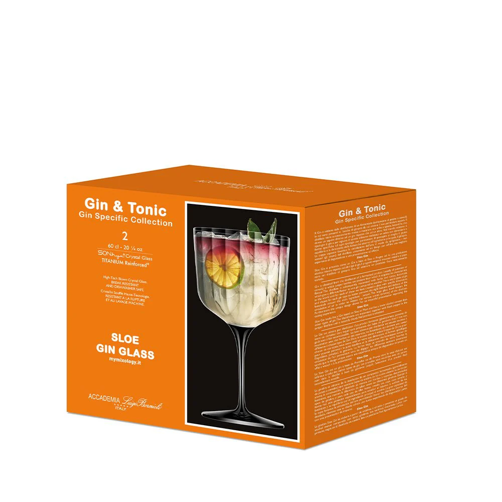 60 cl - Gin & Tonic Sloe Calice Gin Tonic In Vetro Set 2 Pz - Image 2
