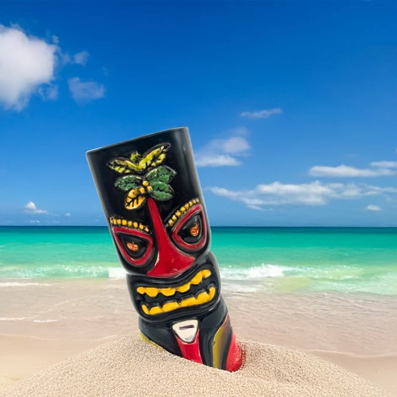 60 cl - Tiki Mug Bicchiere Cocktail Maori In Ceramica - Image 2