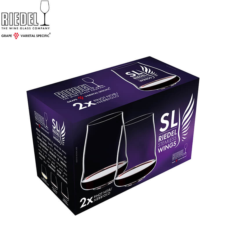 62 cl - Steamless Wings Calice Vino Rosso in Vetro - Set 2 Pezzi - Image 3