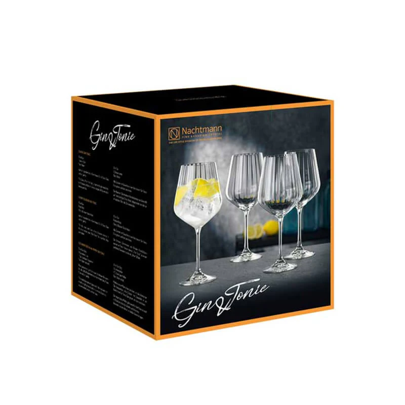 64 cl - Gin & Tonic Calice Gin Tonic in Vetro - Set 4 Pezzi - Image 3