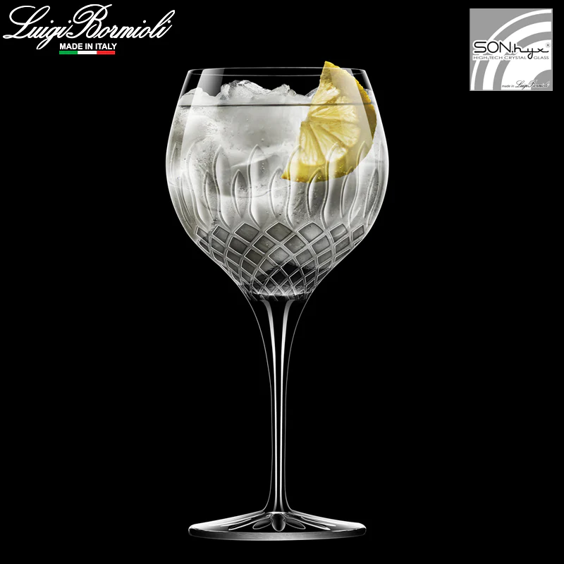 65 cl - Diamante Calice Gin Tonic in Vetro - Set 4 Pezzi - Image 2