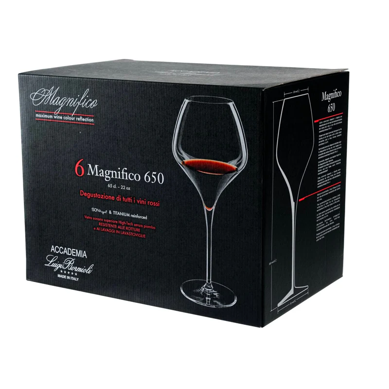 65 cl - Magnifico Calice Degustazione in Vetro - Set 6 Pezzi - Image 3