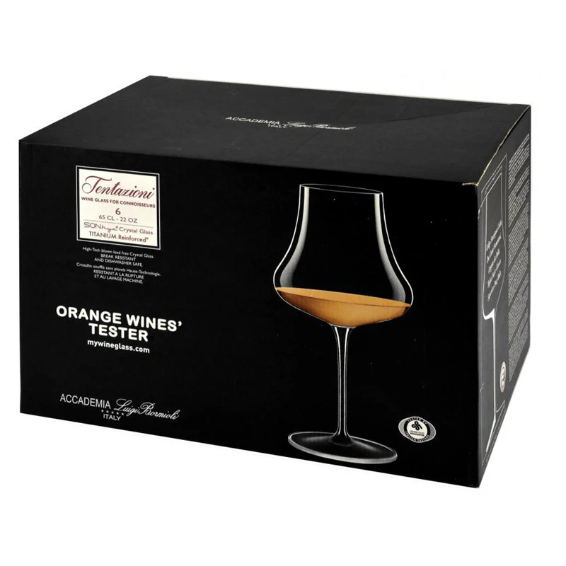 65 cl - Tentazioni Calice Vino Rosso in Vetro - Set 6 Pezzi - Image 4