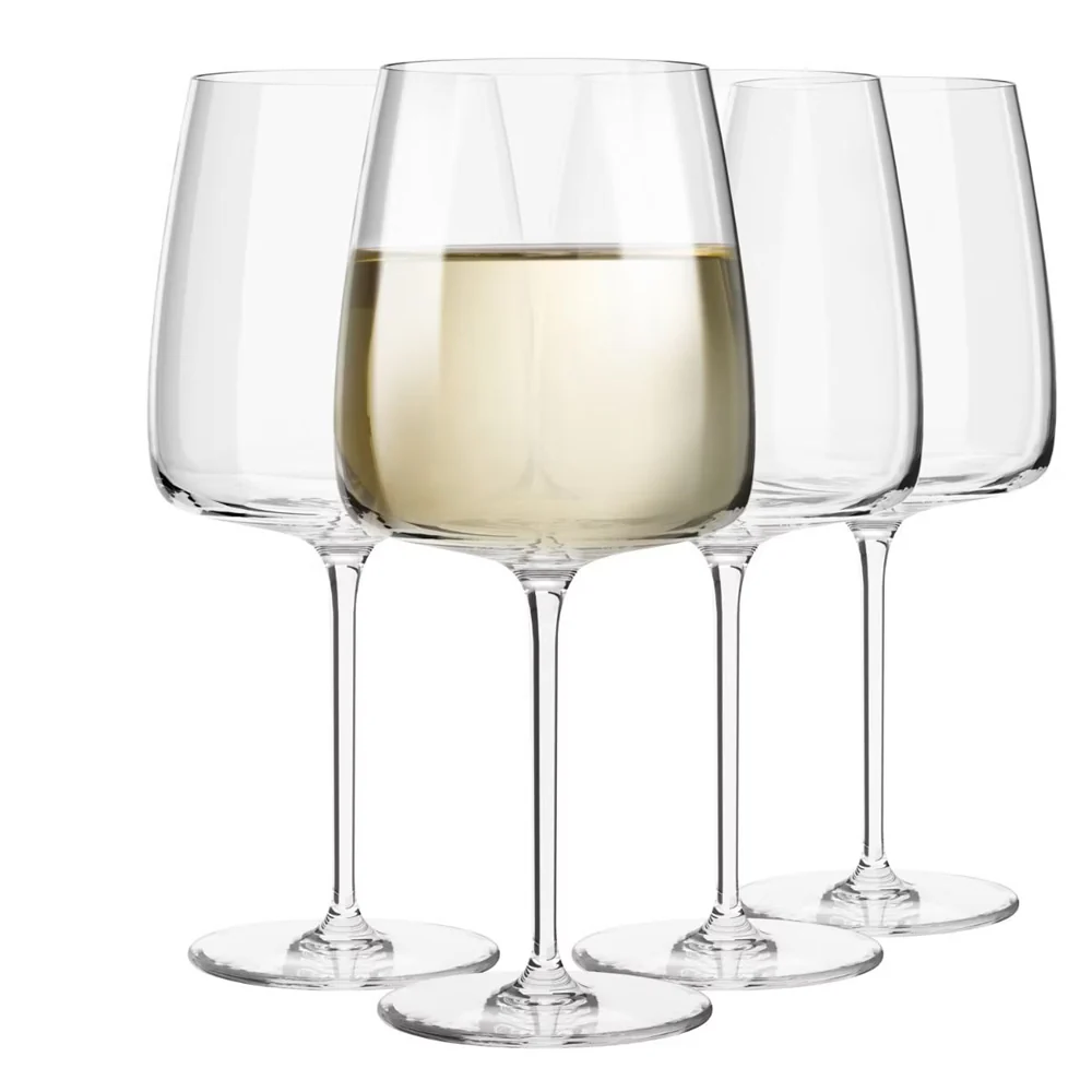 65 cl - Modern Calice Vino Bianco In Vetro Sonoro Set 4 Pz - Image 5