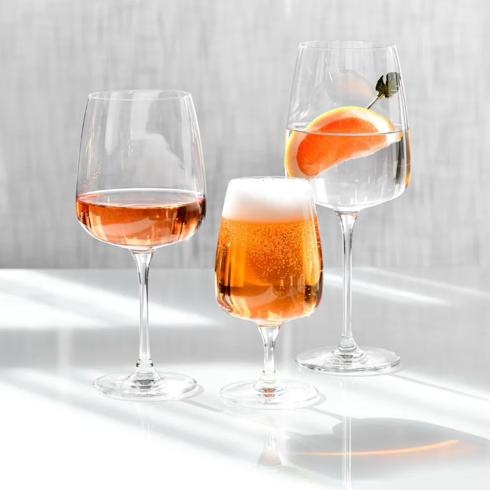 65 cl - Modern Calice Vino Bianco In Vetro Sonoro Set 4 Pz - Image 6