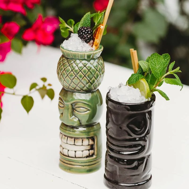 65 cl - Tiki Bicchiere In Ceramica - Image 2