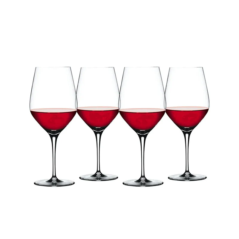 65 cl - Authentis Calice Vino Rosso Bordeaux in Vetro - Set 4 Pezzi - Image 3