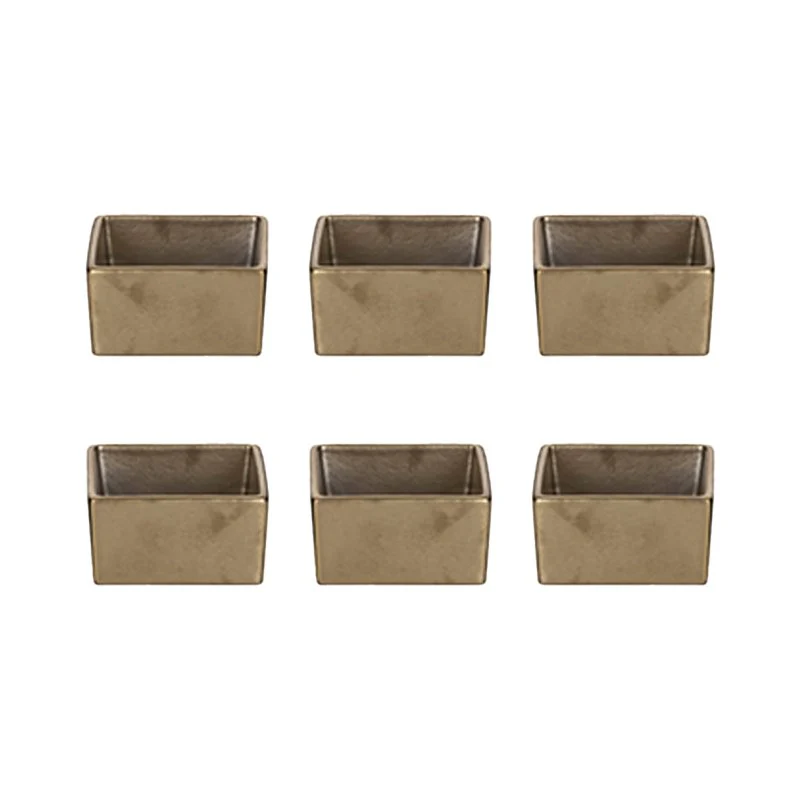 6x6 cm - Etna Coppetta In Porcellana - Set 6 Pz - Image 2