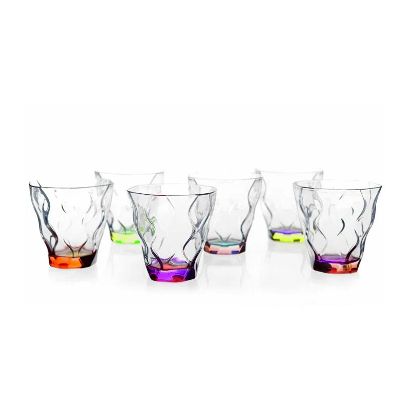 7 cl - Riflessi Bicchiere Liquore in Vetro - Set 6 Pezzi