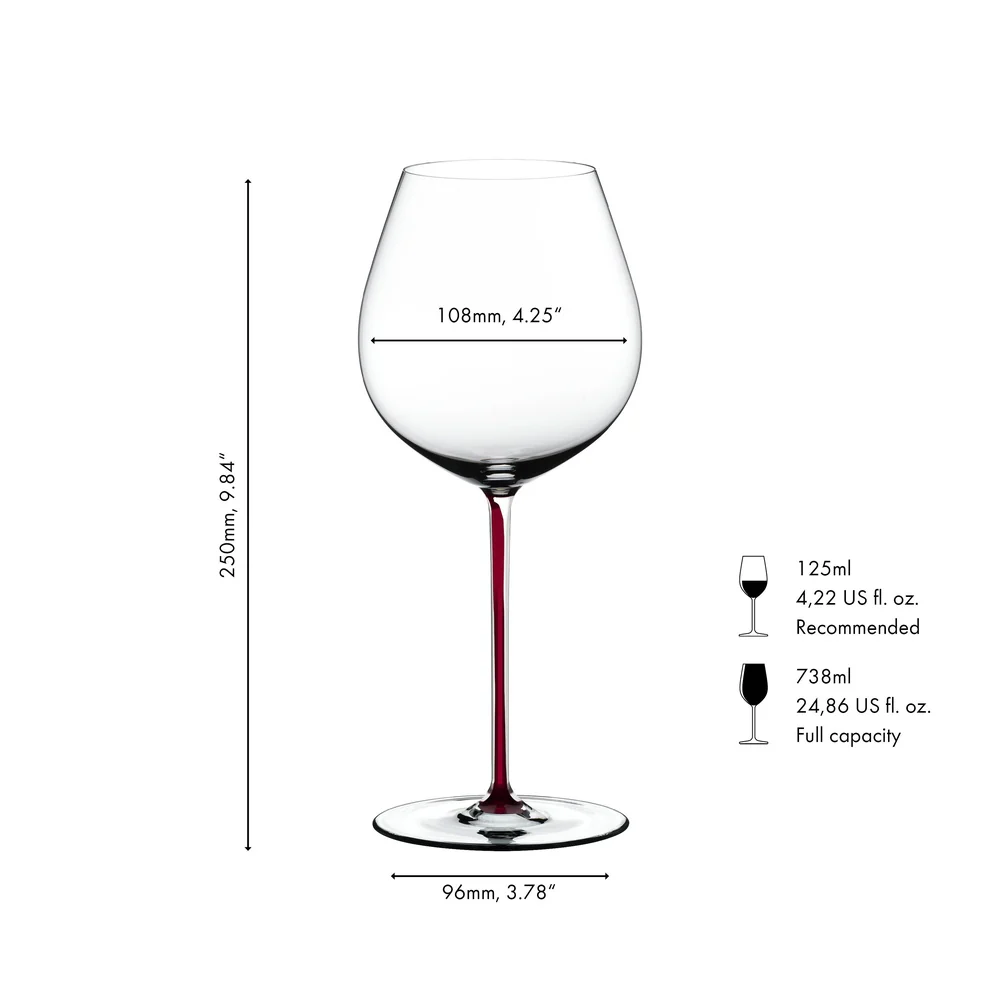 70.5 cl - Fatto A Mano Calice Degustazione Pinot Noir in Vetro - Image 11