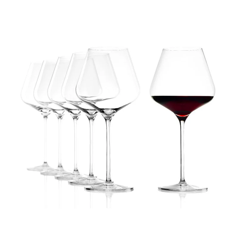70.8 cl - Quatrophil Calice Vino Rosso Burgundy in Vetro - Set 6 Pezzi - Image 3
