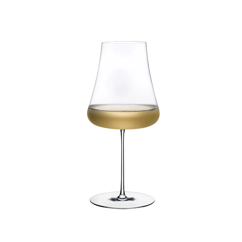 70 cl - Stem Zero Volcano Calice Vino Bianco in Vetro - Set 2 Pezzi