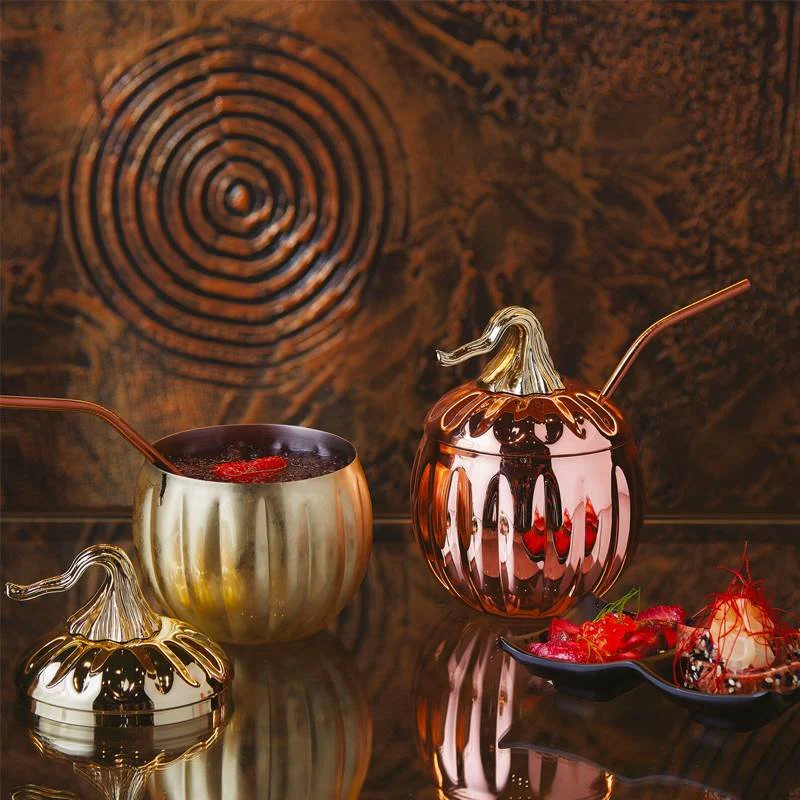 70 cl - Pumpkin Cocktail Mug In Acciaio Inox - Image 2