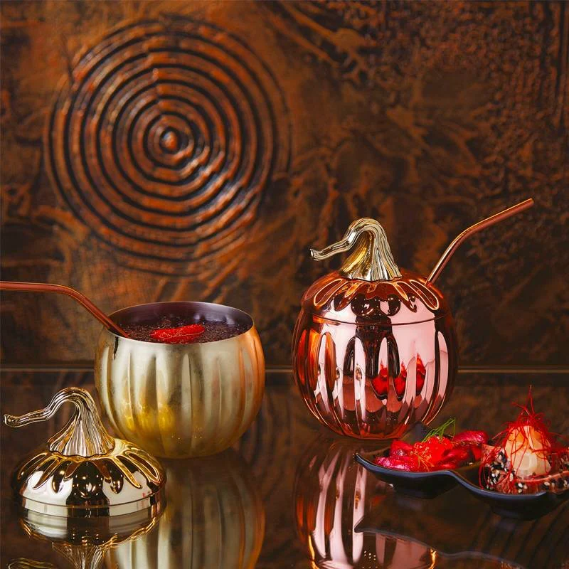 70 cl - Pumpkin Cocktail Mug In Acciaio Inox - Image 5