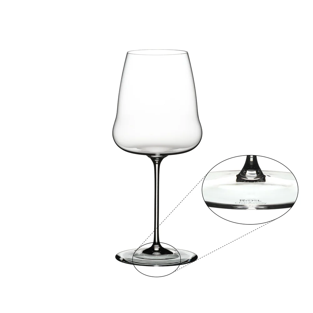 73.6 cl - Winewings Calice Vino Bianco Chardonnay In Vetro - Set 2 Pz - Image 2