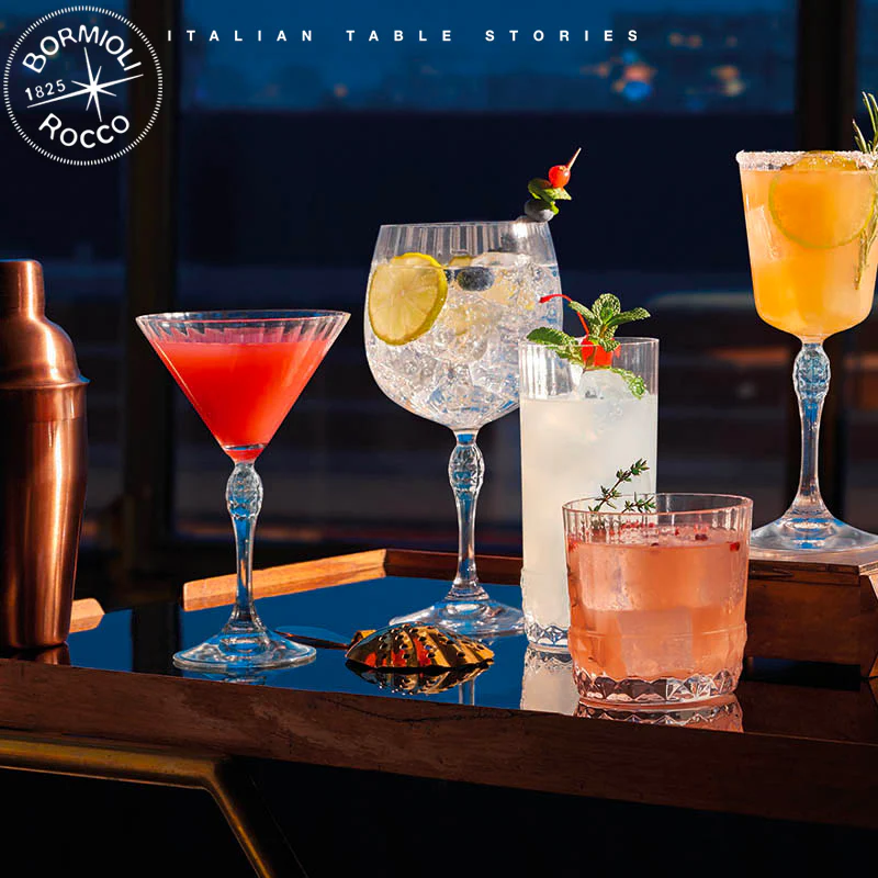 74 cl - America 20s Calice Gin Tonic in Vetro - Set 6 Pezzi - Image 2