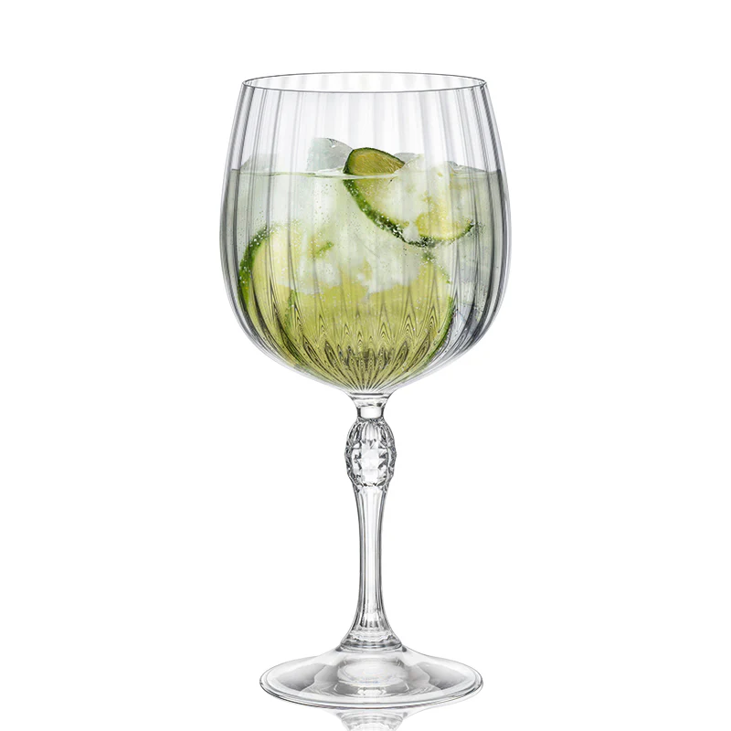 74 cl - America 20s Calice Gin Tonic in Vetro - Set 6 Pezzi - Image 3