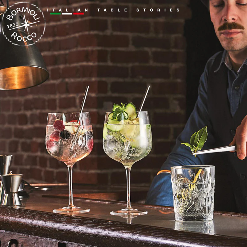 75.5 cl - Bartender Calice Gin Tonic In Vetro - Set 6 Pz - Image 2