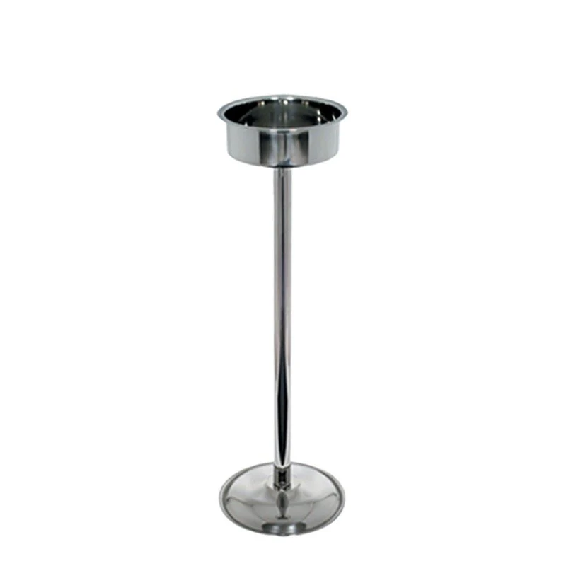 75 cm - Crystal Colonna Porta Secchiello In Acciaio Inox