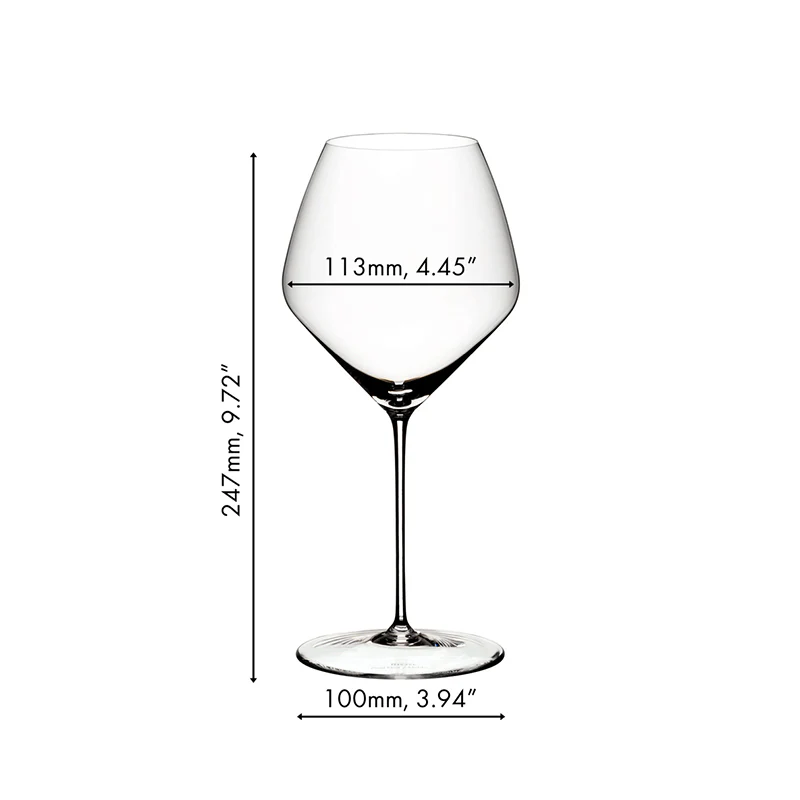 76.3 cl - Veloce Calice Vino Rosso in Vetro - Set 2 Pezzi - Image 5