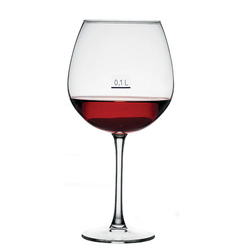 78 cl - Enoteca Calice Vino Rosso in Vetro - Set 6 Pezzi - Image 2