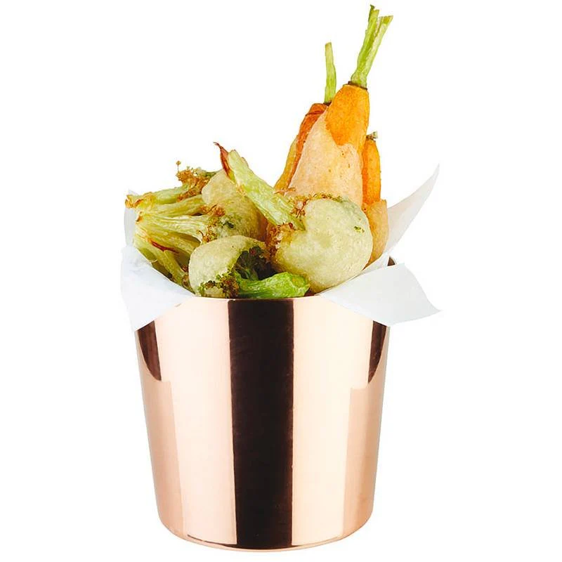8.5 cm - Tableware Buffet & Display Cestello Porta Snack In Acciaio Inox - Image 2