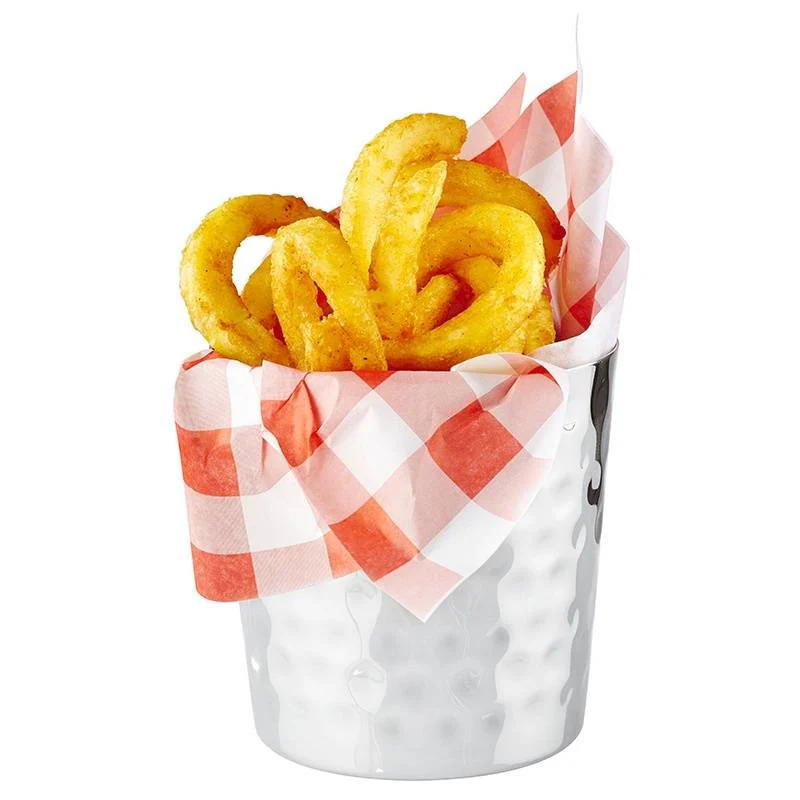 8.5 cm - Tableware Buffet & Display Cestello Porta Snack In Acciaio Inox - Image 6