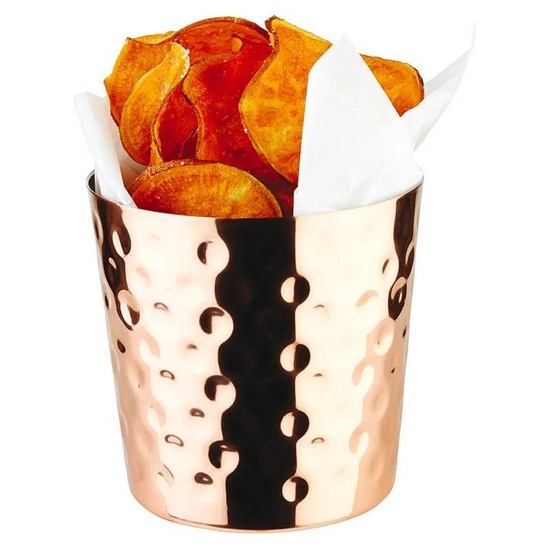 8.5 cm - Tableware Buffet & Display Cestello Porta Snack In Acciaio Inox - Image 8