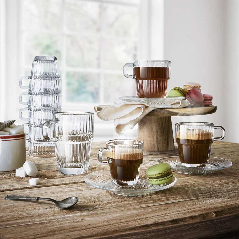 8.9 cl - Barshine Espresso Tazzina Caffè In Vetro Set 12 Pz - Image 2
