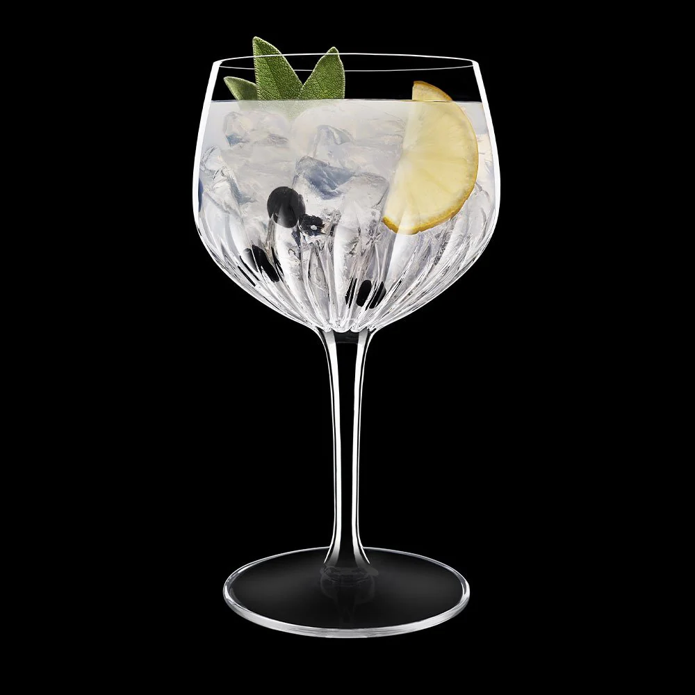 80 cl - Gin & Tonic New American Calice Gin Tonic In Vetro Set 2 Pz - Image 4