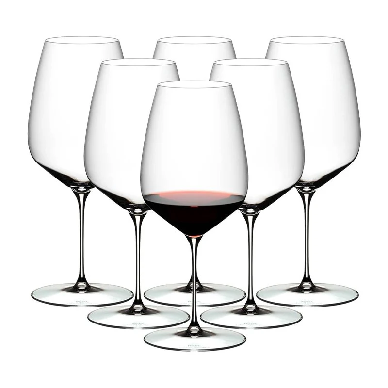 82.9 cl - Veloce Calice Vino Rosso Cabernet Merlot in Vetro - Set 6 Pezzi - Image 4