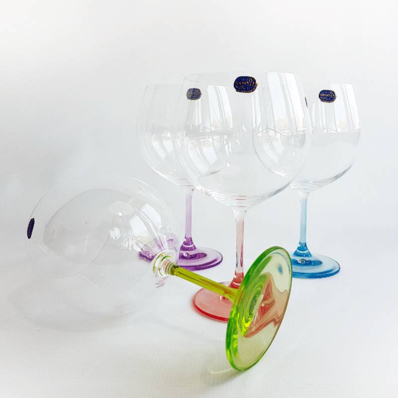 82 cl - Rainbow Calice Gin Tonic in Vetro - Set 4 Pezzi - Image 2