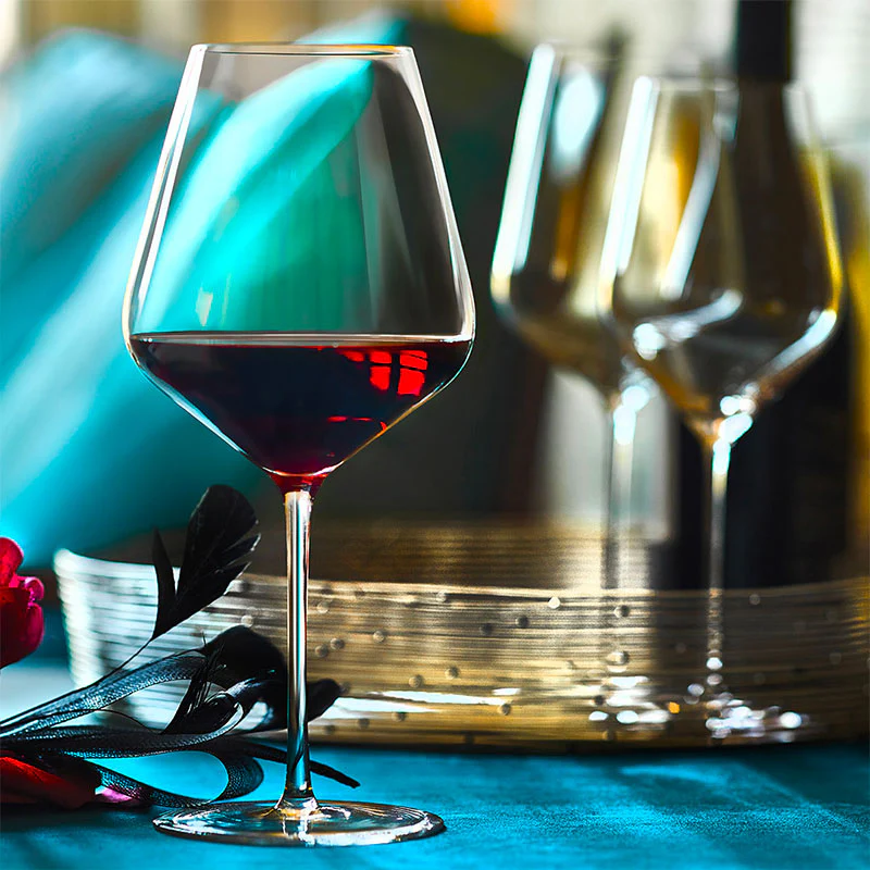 82 cl - Starlight Calice Vino Rosso Burgundy in Vetro - Set 6 Pezzi - Image 2
