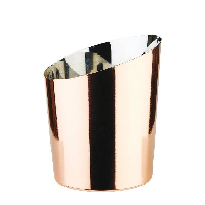 9.5 cm - Tableware Buffet & Display Cestello Porta Snack In Acciaio Inox