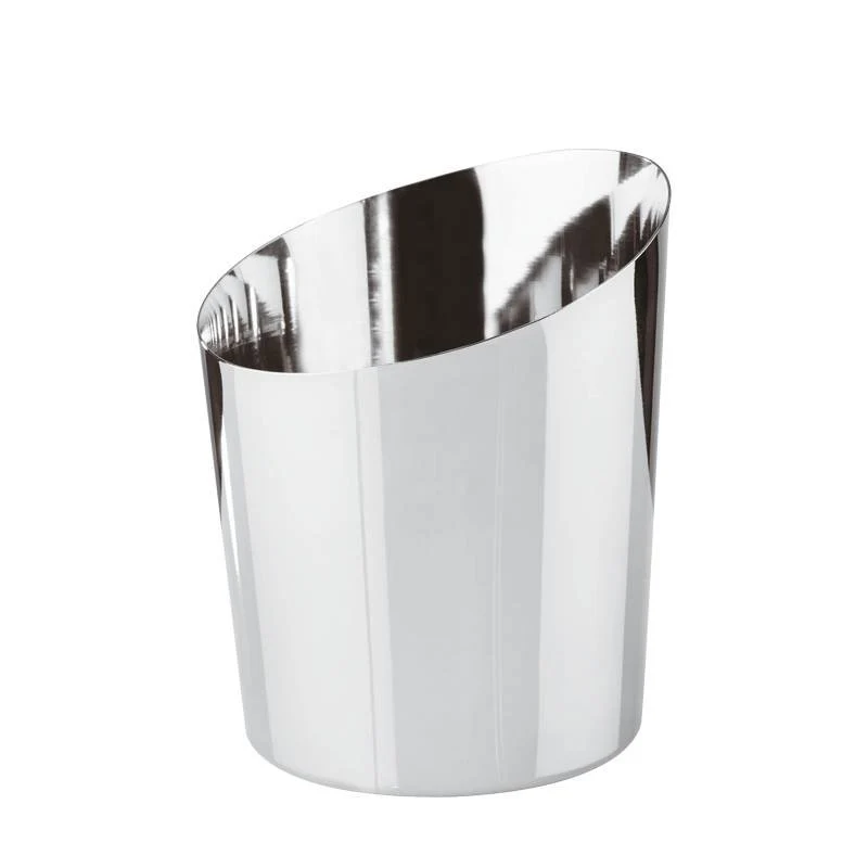 9.5 cm - Tableware Buffet & Display Cestello Porta Snack In Acciaio Inox - Image 3